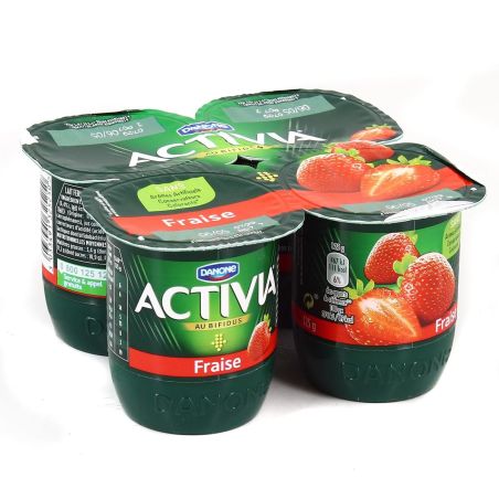 Activia 4X125G Yaourt Bifidus Fraise