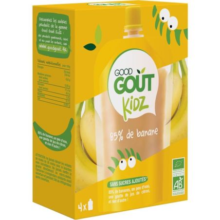 Good Gout Kidz Ggk Gourde Banane Bio 4X90G
