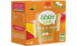Good Gout Kidz Ggk Gourde Mangue Bio 4X90G