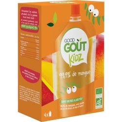 Good Gout Kidz Ggk Gourde Mangue Bio 4X90G