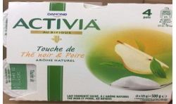 Activia 4X125G Acti Touc The Noir/Poir