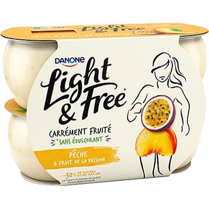 Light&Free Peche Passion4X120G