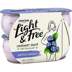 Light&Free 4X120G Light Et Free Myrtille