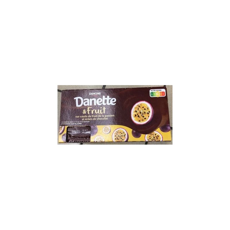 Danette Danet.Choco Coul.Passion2X115G