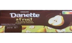 Danette Danet.Choco Coul.Poire 2X115G
