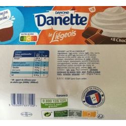 Danette 8X100G Liege Choco