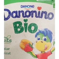Petits Gervais Danonino Frts Bio Pan.4X100G
