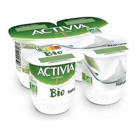 Activia 4X125G Yaourt Nature Bifidus Bio