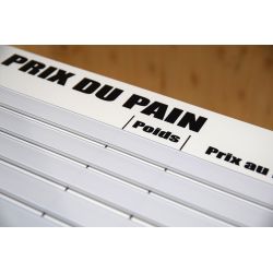 Hl Display Kit 2 Panneaux Prix Du Pain