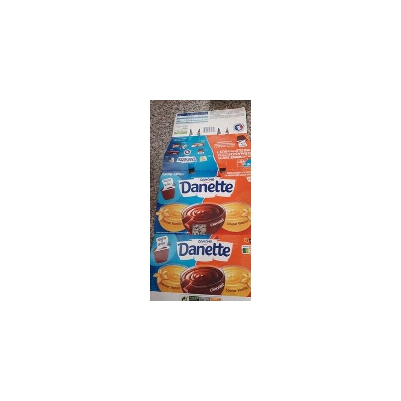 Danette 12X115G Crèmes Dessert Vanille/Chocolat