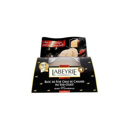 Labeyrie Bloc Foie Gras Canard 30% Morceaux Barquette 300G