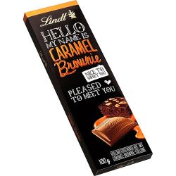Lindt Tablette 100G Chocolat Hello Caramel Brownie