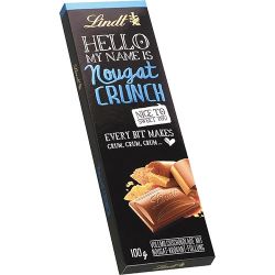 Lindt Tablette 100G Chocolat Hello Crunch Nuts