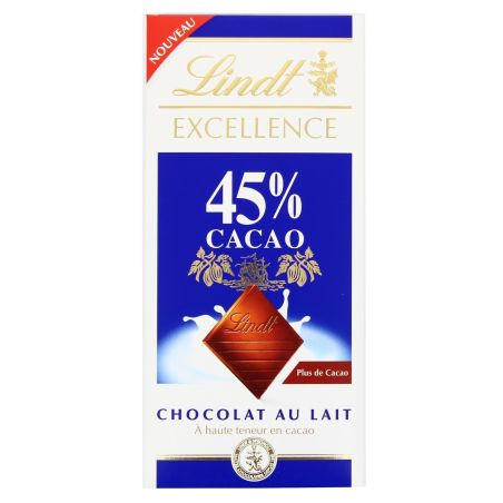 Lindt Excel.Choc Lait 45% 80G