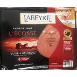 Labeyrie 130G Saumon Fume Eco 4Tr