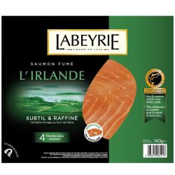 Labeyrie 140G 4 Tranches Saumon Fume Irlande