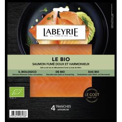 Labeyrie 120G Saumon Fume Bio 4Tr