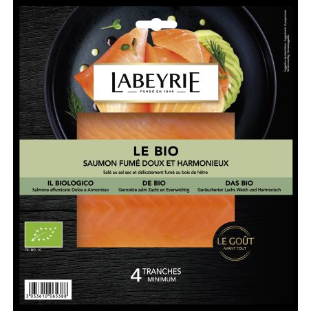 Labeyrie 120G Saumon Fume Bio 4Tr