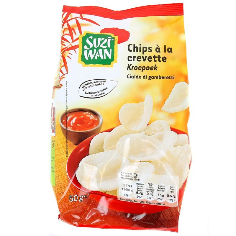 Suzi Wan Chip A La Crevet 50Gr