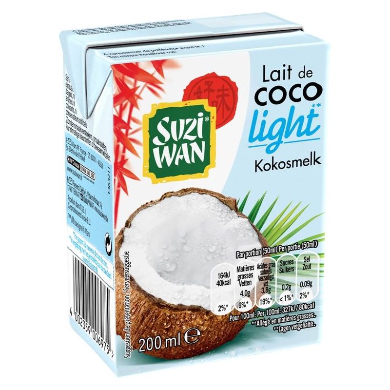 Suzi Wan Lait Coco Alleg 200Ml