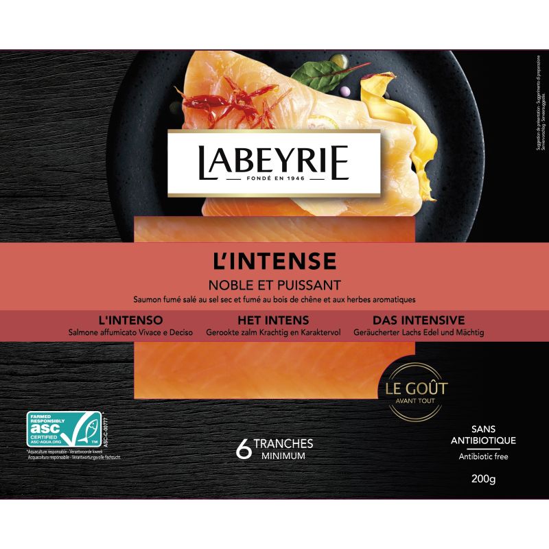 Labeyrie 200G Saumon Fumé Norvège Asc 6 Tranches