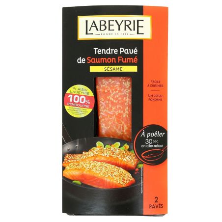 Labeyrie 180G 2 Paves Saumon A Poeler Sesame