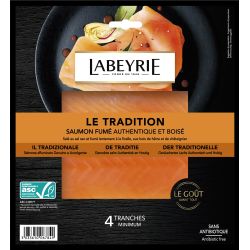 Labeyrie 120G Saumon Fume Tradition 4Tr