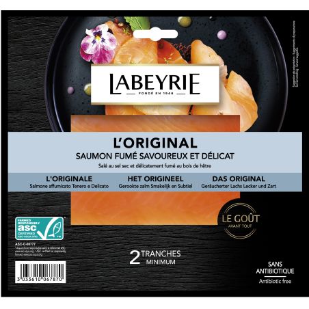 Labeyrie 75G Saumon Fume Gourmet 2Tr