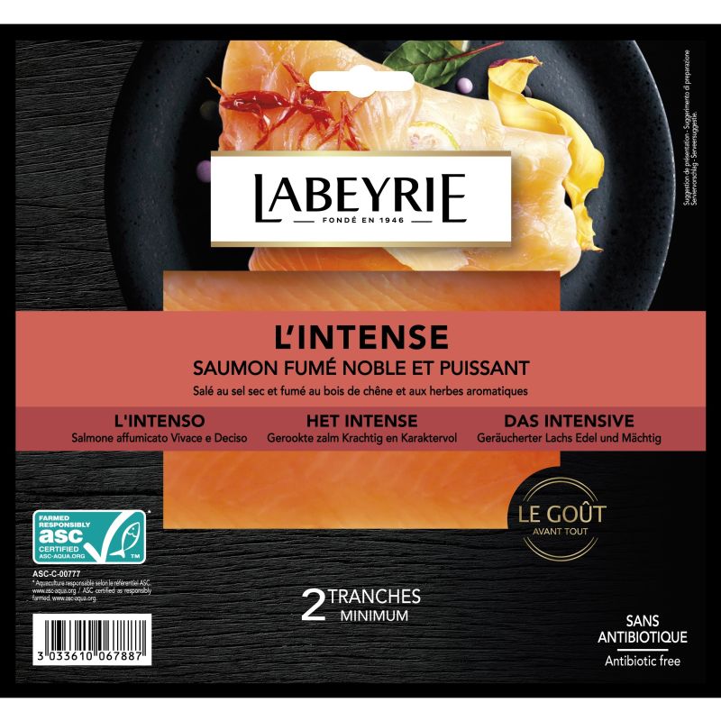 Labeyrie 75G Saumon Fume Intense Gourmt