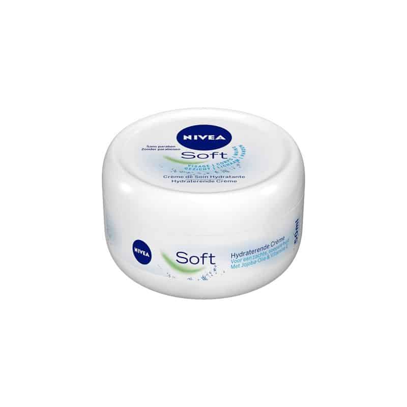Nivea Crème De Soin Soft Hydratante Visage Corps Et Mains : Le Pot 50 Ml