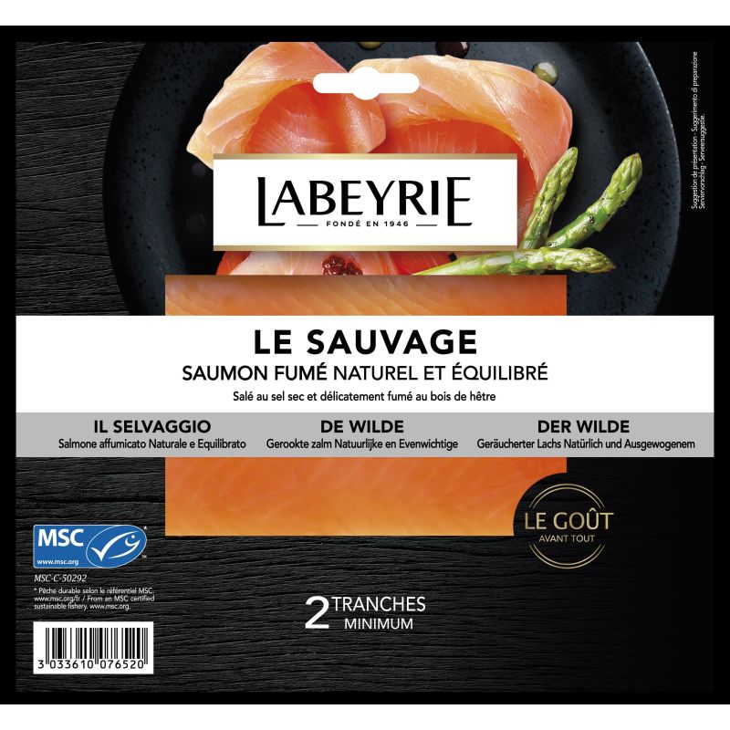 Labeyrie 75G Saumon Fume Sauvage Gourmt