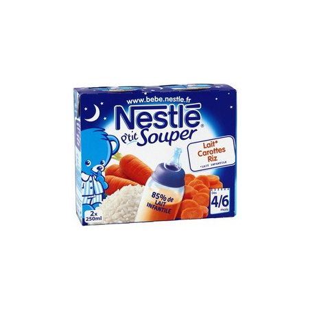 Pt Souper Lt Carot Riz 2X250Ml