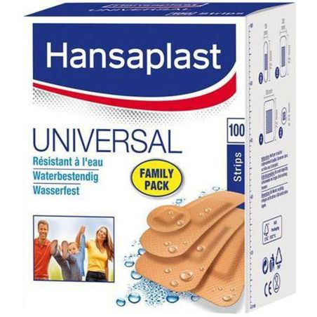 Hansaplast 100 Pansements Assortis Universal