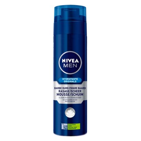 Nivea 200Ml Mousse A Raser Barbe Dure Noire For Men