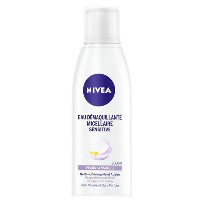 Nivea Eau Démaquillante Micellaire Sensitive 200Ml