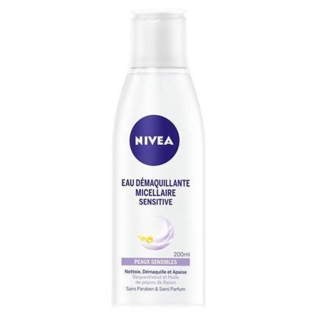 Nivea Eau Démaquillante Micellaire Sensitive 200Ml