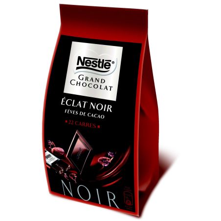Nestlé Chocolat Carrés Éclat Noir : Le Paquet De 192 G