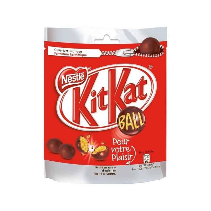 Nestlé Kit Kat Ball Chocolat Lait Cœur Céréales : Le Sachet De 250 G