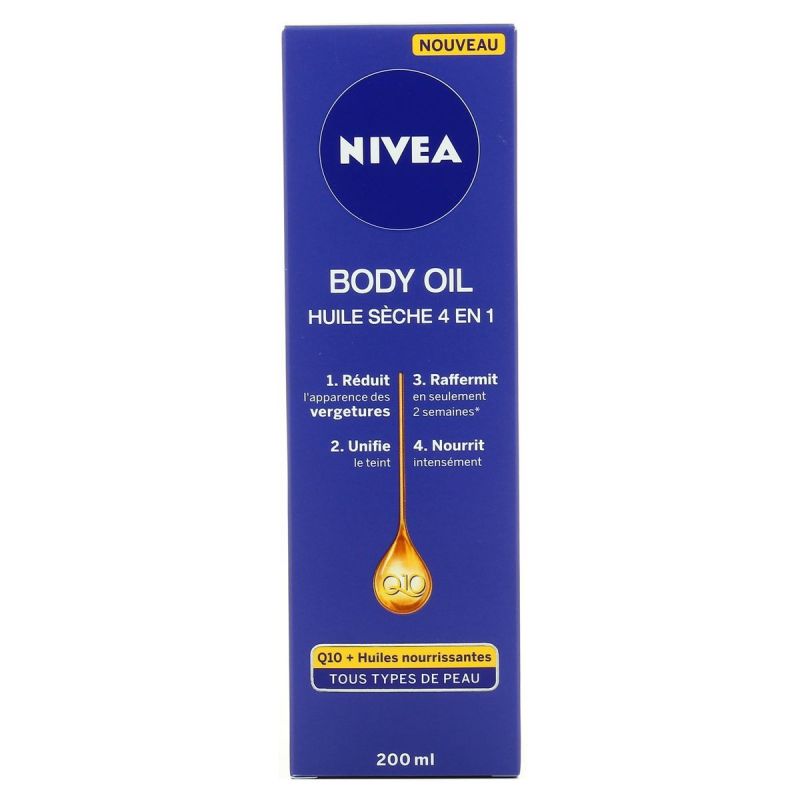 Nivea Niv.Body Huile Sech 4E1 200Ml