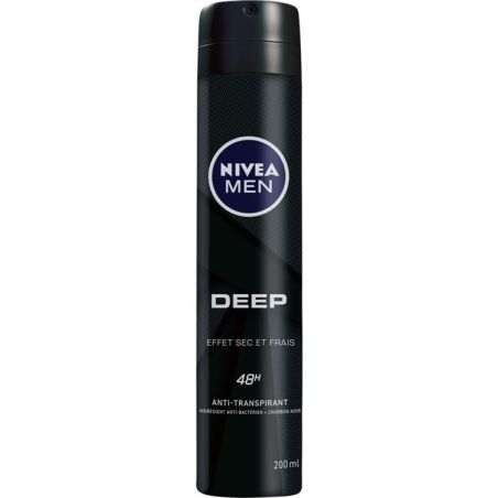 Nivea Déodorant Spray 48H Homme Deep 200Ml