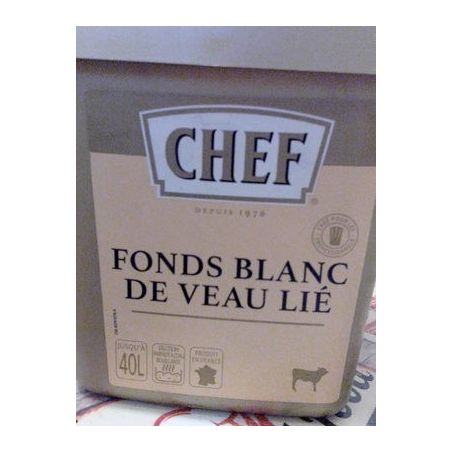 Chef 800G Fond Blanc Veau Lie 40L