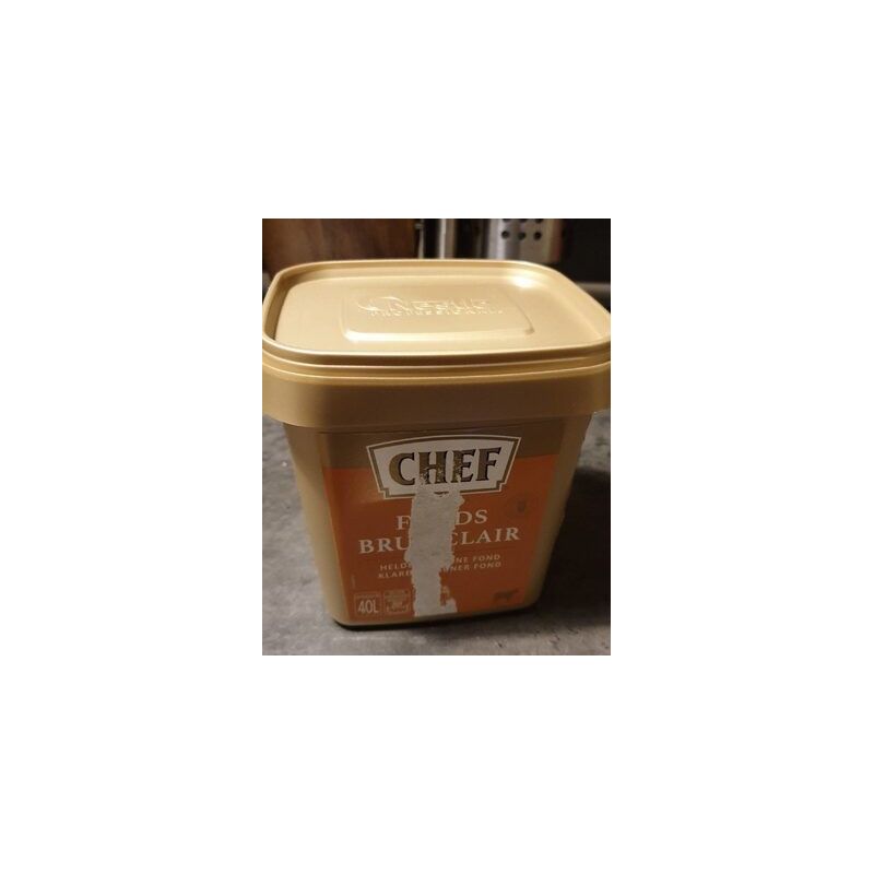 Chef 800G Fond Brun Clair 40L