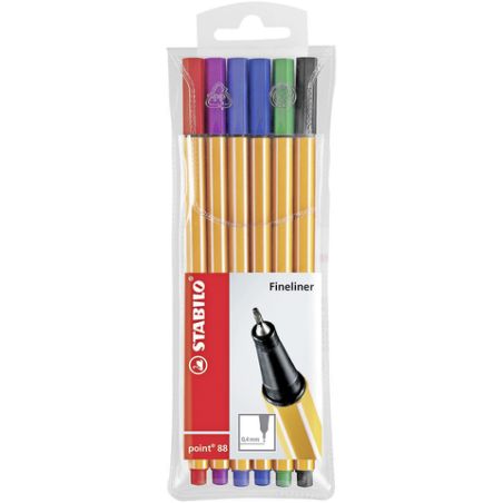 Stabilo Point 88 Pochette X6