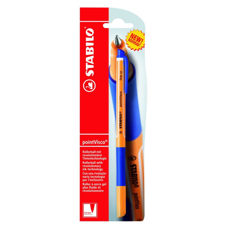 Stabilo Roller Gel Visco Bleu