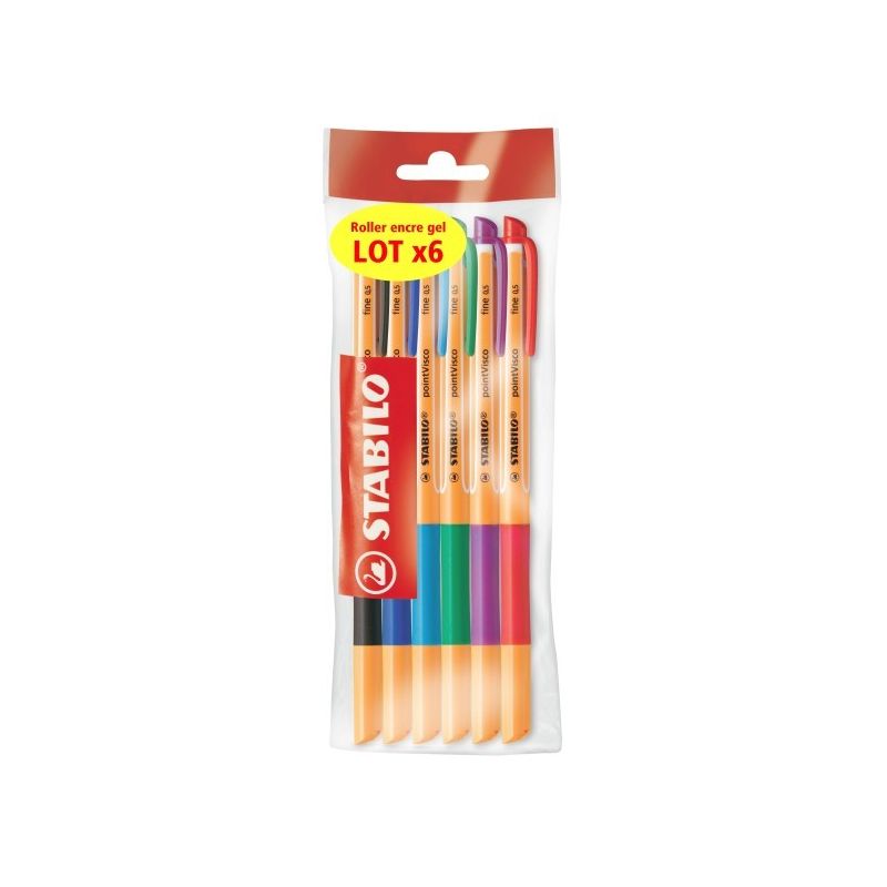 Stabilo 6 Roller Gel Point Vi