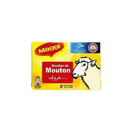 Maggi Tablette 8X10G Bouillon Mouton Halal