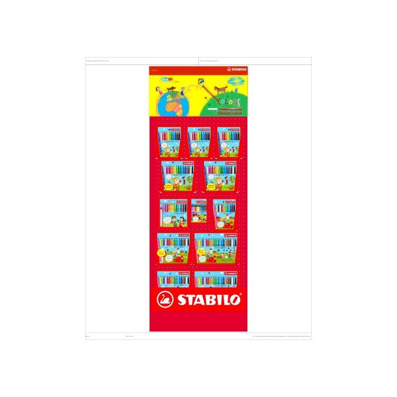 Stabilo Stab.Display Mixte Feutres