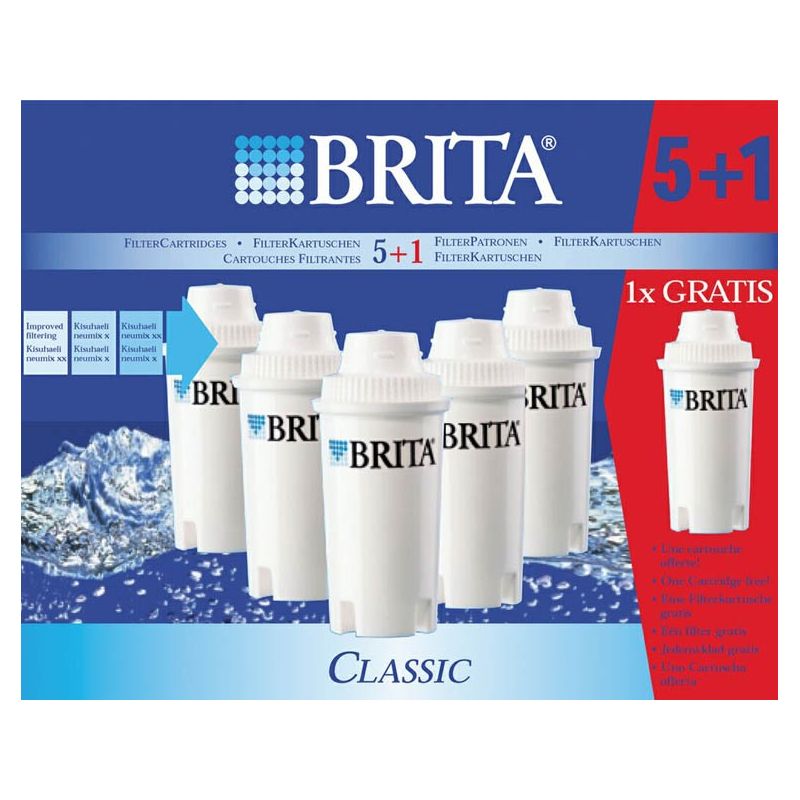 Brita Pack 6 Cartouches Classi