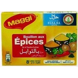 Maggi Tablette 84G Bouillon Epice Halal