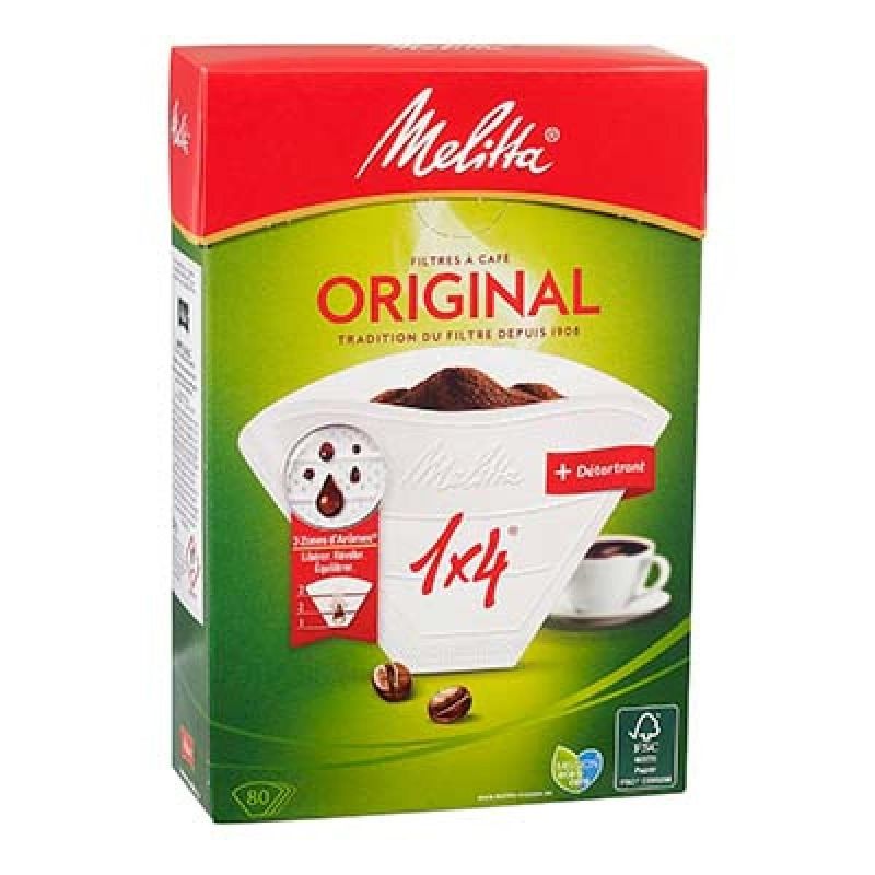 Melitta Filtres 1X4 X80+Detart